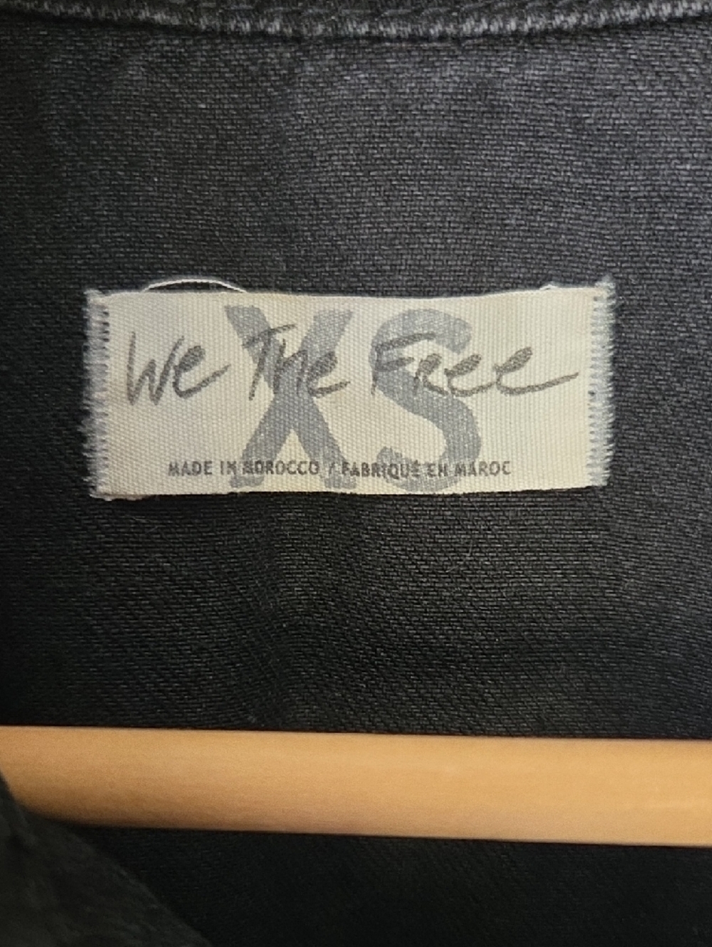 We The Free Marci Denim Black Short-Sleeve Utility Jumpsuit Sz XS 100% Cotton - Picture 6 of 16